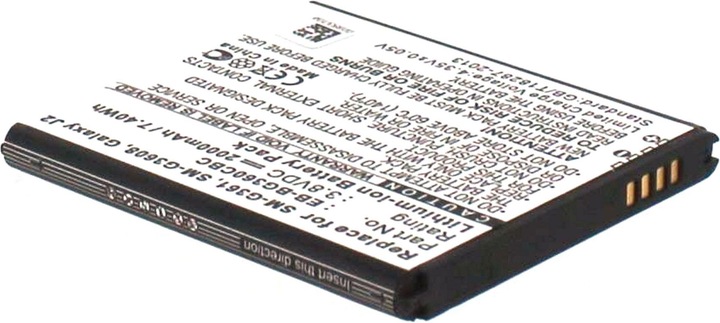 Actual product image AGI Battery compatible with Samsung EB-BG360BBE - Battery - 1.800 mAh