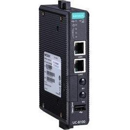 Moxa UC-8131-LX - Computer industriale su guida DIN wireless basato su braccio con CPU a 300 MHz, Barebone