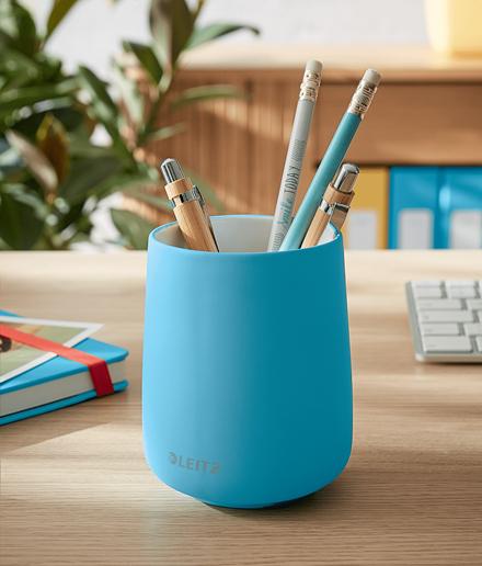 Productafbeelding Leitz Etui Cosy 53290061 blauw 92x92x138mm
