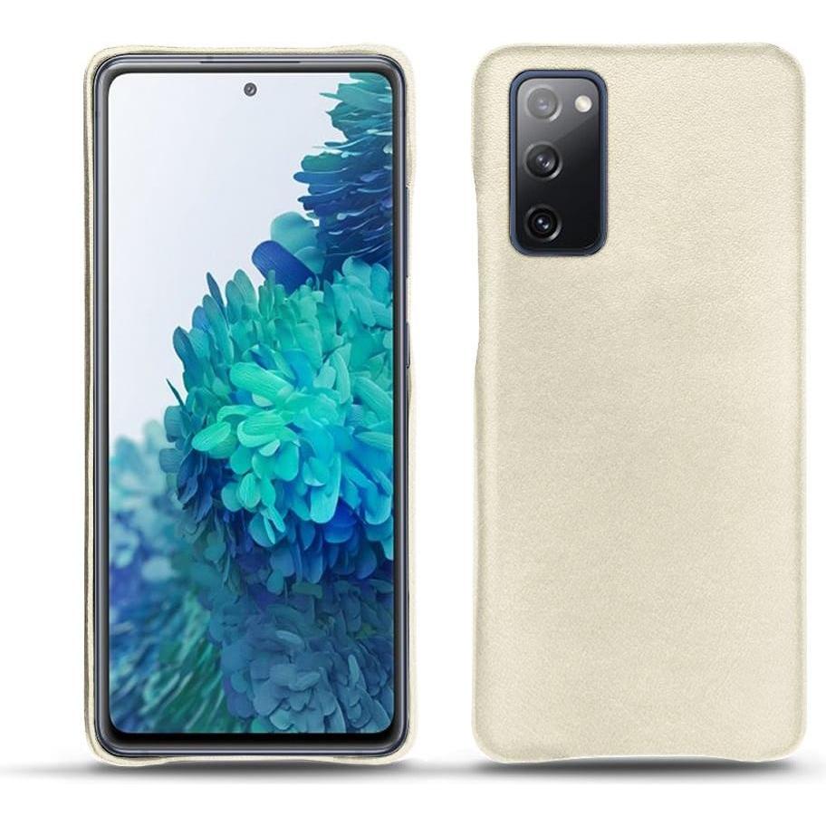 Noreve Lederschutzhülle (Samsung Galaxy S20 FE), Smartphone Hülle, Weiss