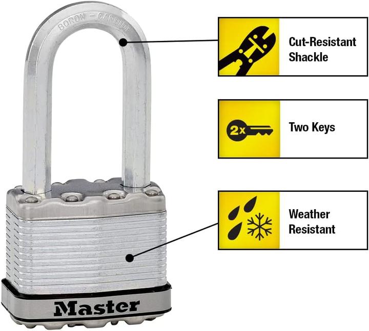 Immagine prodotto Master Lock 3er Set M5XTRILH Vorhängeschloss