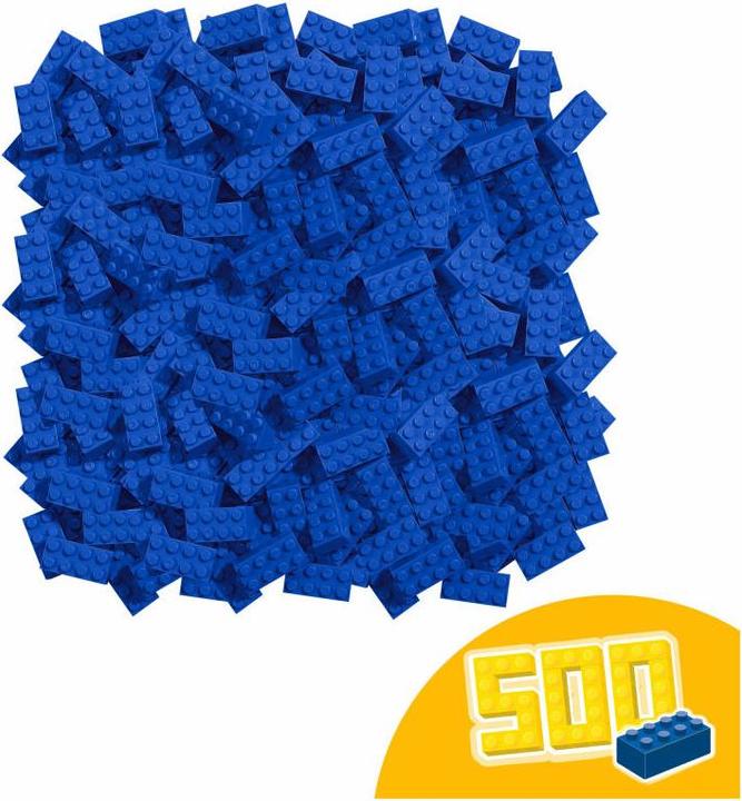 Image du produit Simba Blox 500 briques bleues de 8 en vrac