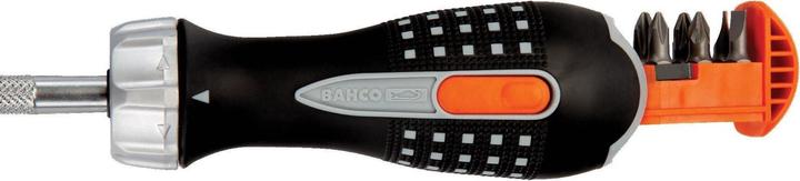 Produktbild Bahco 808050 Ratschenschraubendreher & 6 Bits (Schlitz)