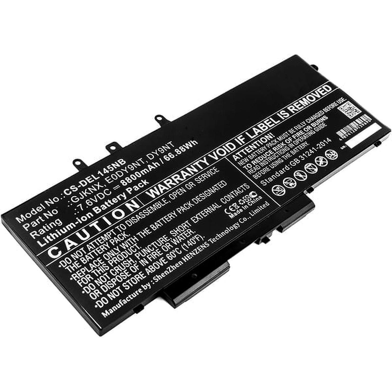 AGI Akku kompatibel mit Dell Latitude 14 5491 - Akku - 8.800 mAh (8200 mAh), Notebook Akku, Schwarz