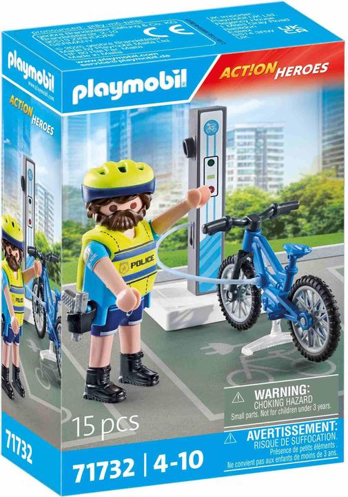 Produktbild Playmobil Polizei Fahrradstreife (71732, Playmobil Action Heroes)