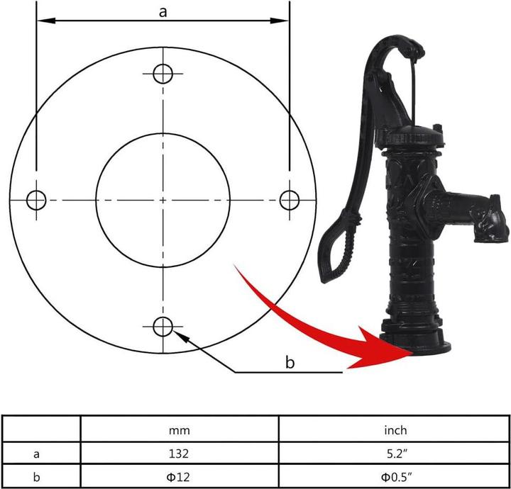 Image du produit vidaXL Schwengelpumpe