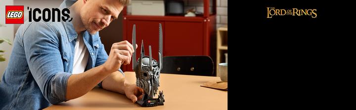 Immagine prodotto LEGO Il Signore degli Anelli: l'elmo di Sauron (11373, LEGO Icons)