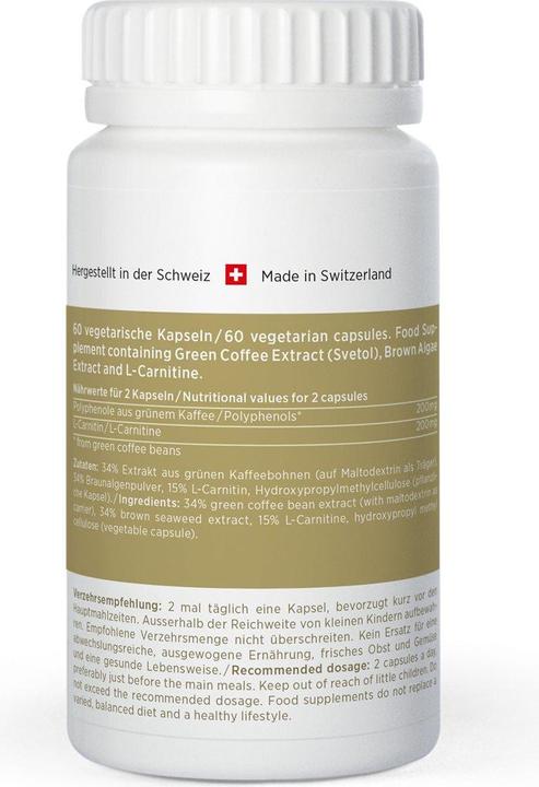 Image du produit Kingnature Capsules d'extrait de café vert (60 pièce(s), Capsules, 68 g)