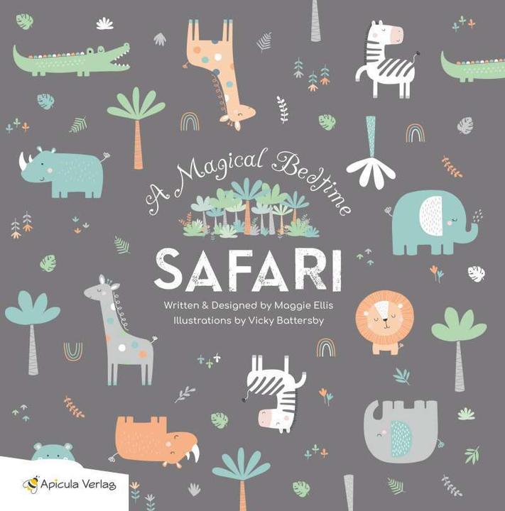 Immagine prodotto un magico safari della buonanotte (Inglese, Casa editrice Apicula GmbH, Heike König, Maggie Ellis, Vicky Battersby, 2020)