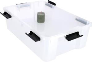 Produktbild Iris Water Proof Aufbewahrungsbox 30,0 l transparent, schwarz 29,0 x 39,0 x 19,1 cm (30 l)