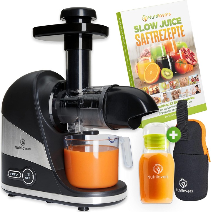Actual product image Nutrilovers Slow Juicer MINI PRESS Black Berry