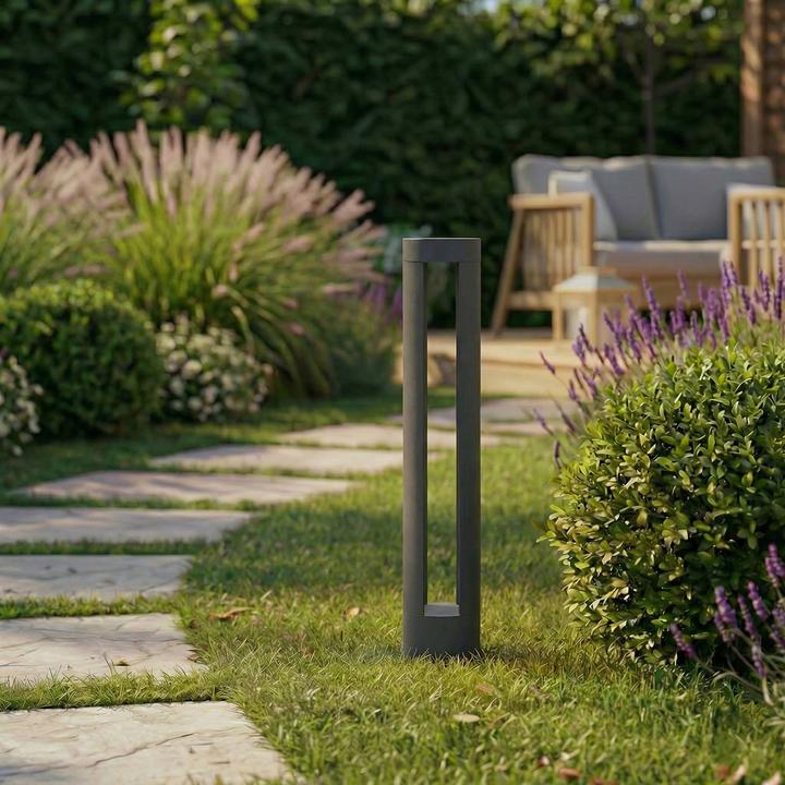 Actual product image Lindby LED-Wegeleuchte Soriq, anthrazit, Höhe 75 cm, IP54 (IP54)