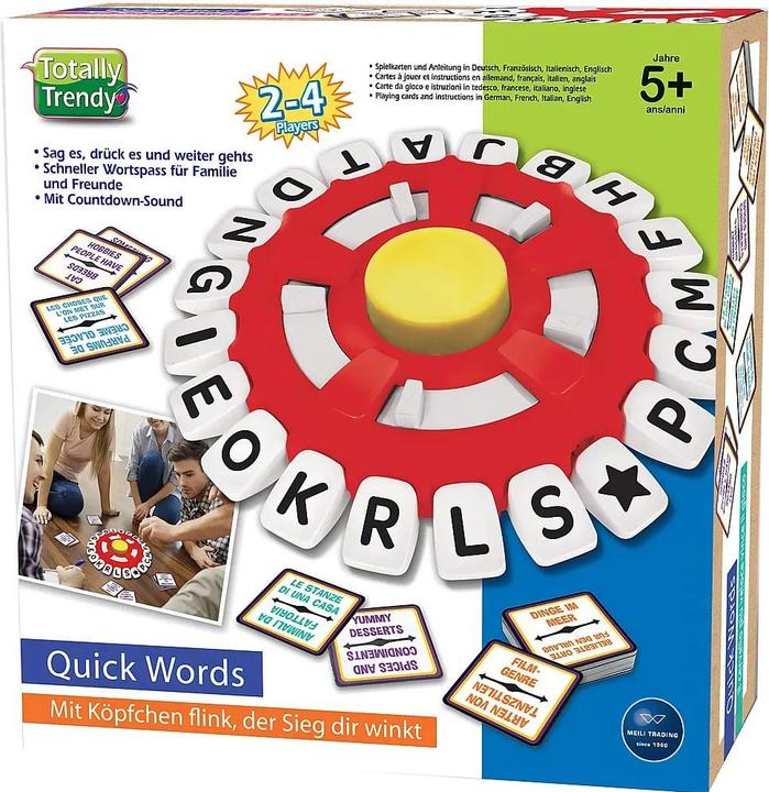 Actual product image Totally Quick Words (English, French, German, Italian, 2 - 4 Players)