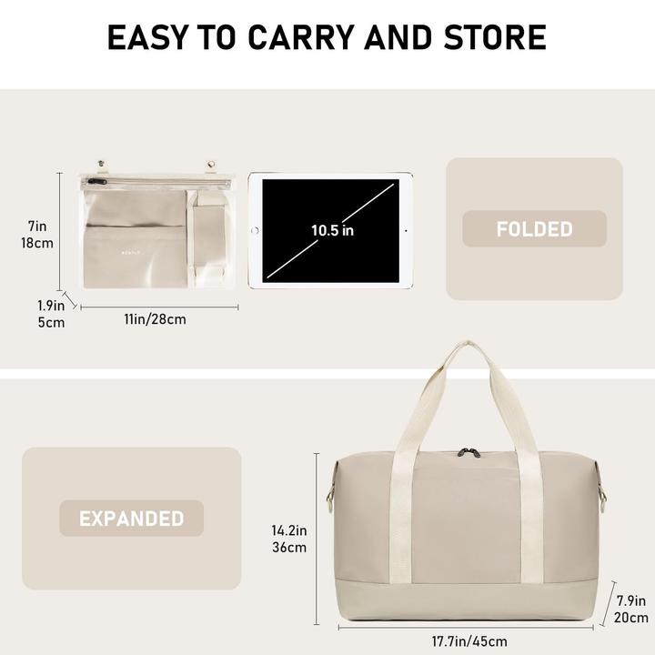 Produktbild Only-Bags.Store Reisetasche Handgepäck gross, für Easyjet faltbare Handgepäcktasche für Flugzeug, Sporttasche mit (30 l)