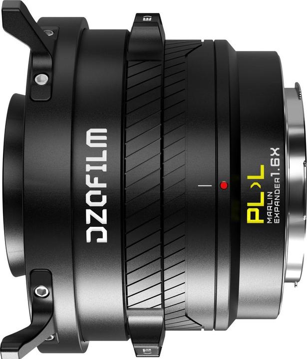 Actual product image Dzofilm Marlin 1.6x Expander PL Lens to L Camera