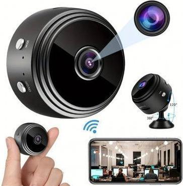 Immagine prodotto iWear Webcam A9 Mini HD Battery IP Camera with Magnetic Fix&Smartphone App Control Black