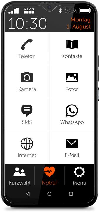 Produktbild Gigaset GS5 senior (64 GB, Dark Titanium Grey, 6.30", Dual SIM, 4G)