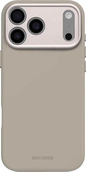 Productafbeelding Decoded Silicone Backcover Apple iPhone 17 Pro Max Soft Taupe (Apple iPhone 17 Pro Max)