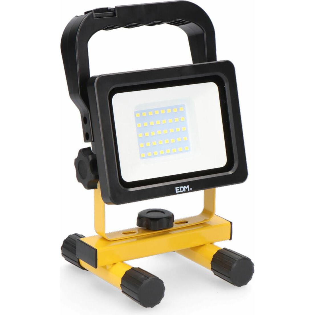 EDM, Illuminazione da lavoro, LED-Strahler 36130 20 W 1000 Lm 2000 Lm Aufladbar (1000 lm)