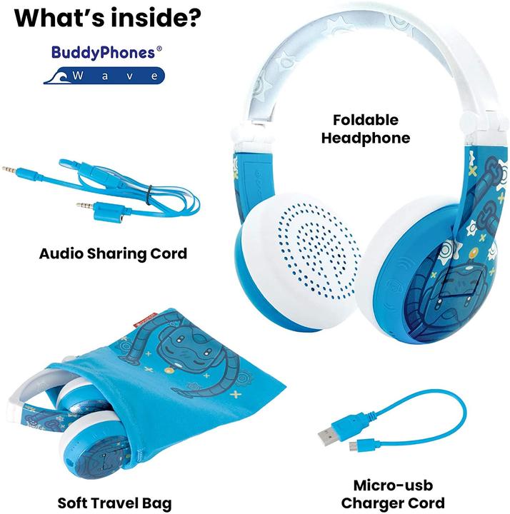 Image du produit Buddyphones Casque d'écoute pour enfants Wave