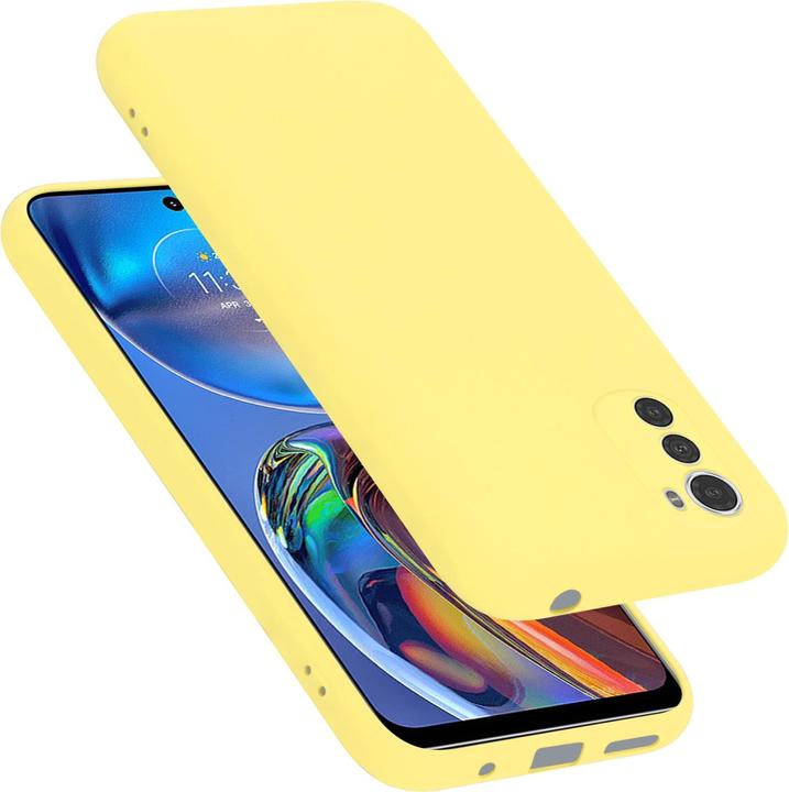 Productafbeelding Cadorabo TPU Liquid Silicone Hoesje Cover voor Motorola MOTO E32 4G / E32S (Motorola Moto E32s)