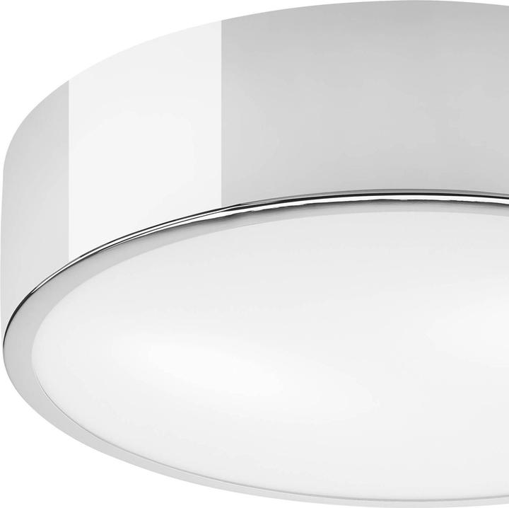 Actual product image Lamkur Kimban metal ceiling light, Ø 36 cm, chrome (E27)