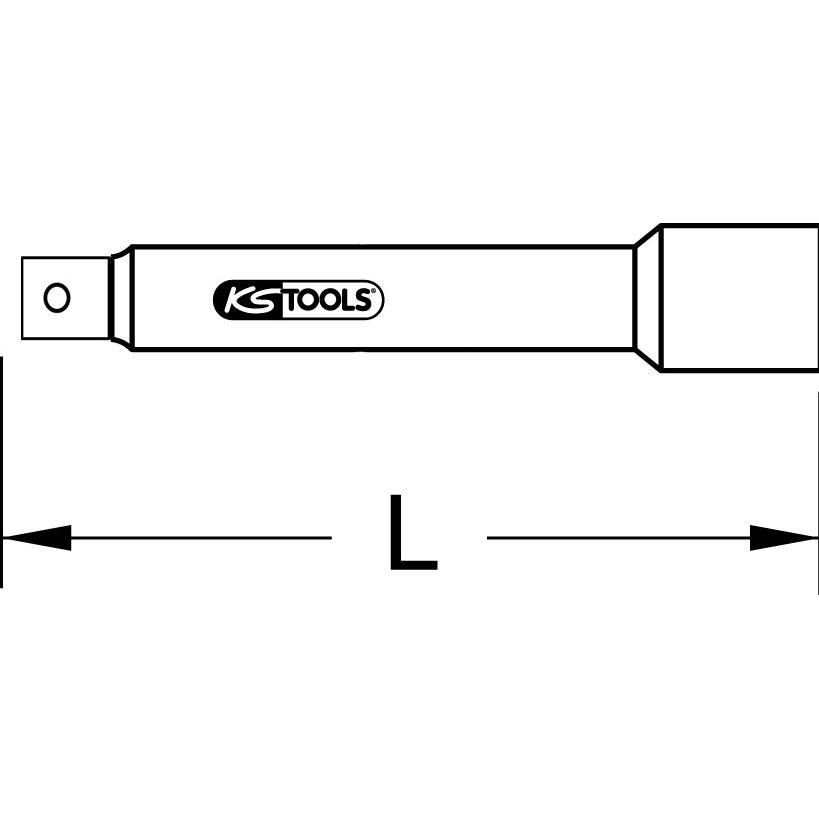 Thumbnail - KS Tools, Steckschlüssel + Stecknuss, TITANplus Verlängerung