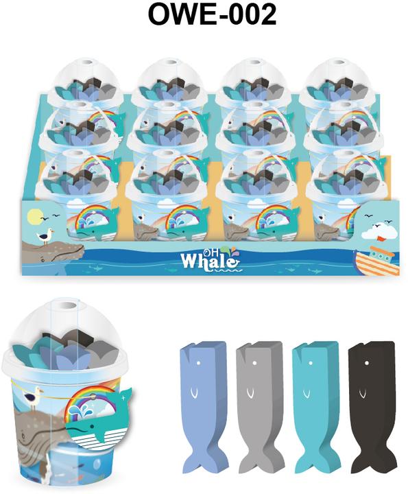 Actual product image Roost Eraser OWE-002 On Whale 4 pcs.