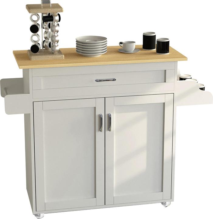 Actual product image VCM Küchenwagen Servierwagen Rollen Pastano