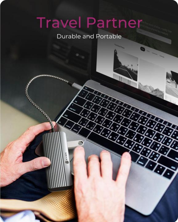 Produktbild Icy Box IB-DK4022a-CPD (USB-C, 6 Ports)