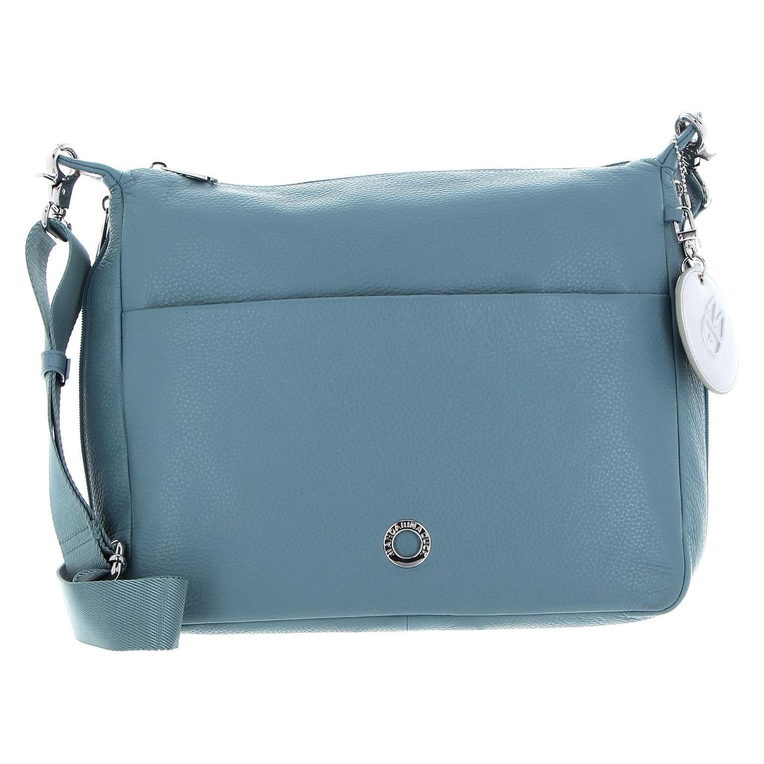 Mandarina Duck, Damen, Handtasche, Mellow Leather Crossover, Blau