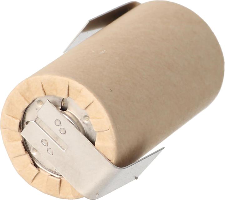 Produktbild AccuCell Akku Sub-C 2000 mit Lötfahne Z-Form (1 Stk., Sub-C, 2100 mAh, Akku)