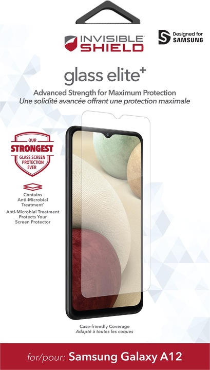 Image du produit Zagg InvisibleShield Glass Elite+ Samsung (e) (1 pièce(s), Samsung Galaxy A12)