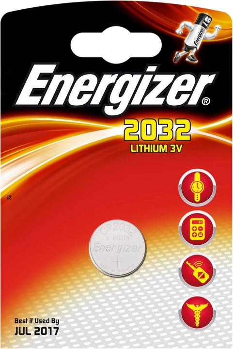 Actual product image Energizer CR2032 Lithium (1 pcs., CR2032, 240 mAh)