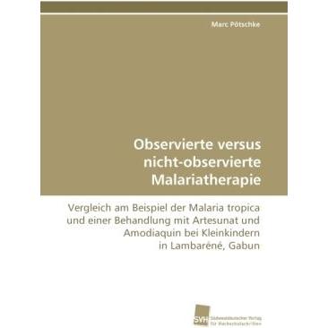 Observierte versus nicht-observierte Malariatherapie, Fachbücher