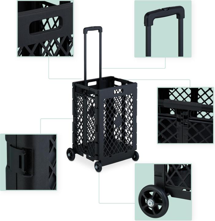Actual product image Relaxdays shopping cart