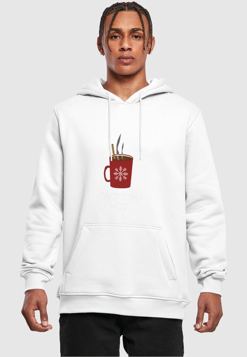 Produktbild Merchcode Caution Hot Heavy Hoody - 117893 (L)