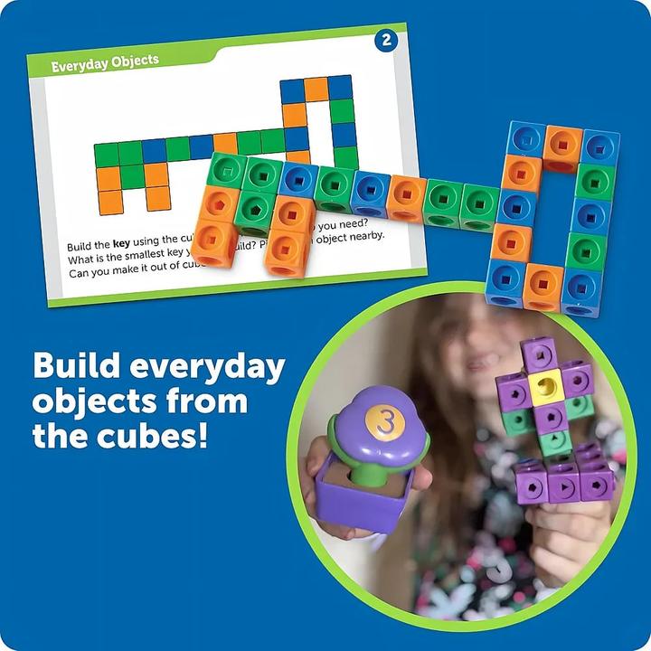 Produktbild Learning Resources MathLink Builders - STEM-Entdecker, steckwürfel grundschule