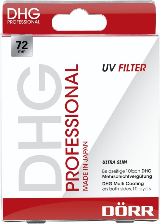 Produktbild Dörr UV Filter DHG 72mm (72 mm, UV-Filter, 72 mm)