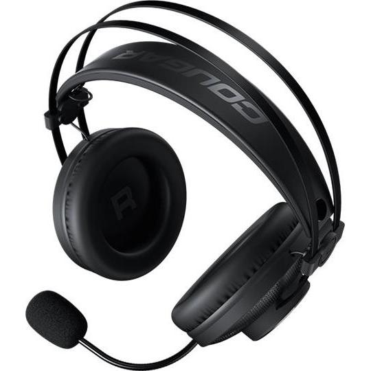 Thumbnail - Cougar Immersa Essential Headset Stereo 3.5mm 4-pole and 3-pole PC adapter Driver 40mm 9.7mm noise (Kabelgebunden), Gami...