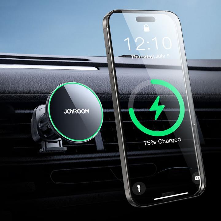 Produktbild Joyroom Magnetic Wireless Car Charger Holder JR-ZS412 black