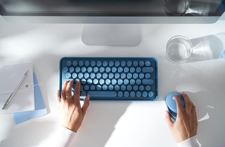 Actual product image Rapoo Mechanical multi-mode keyboard Ralemo Pre 5, DE layout, blue (DE, Wireless)