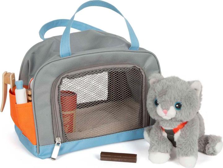 Actual product image small foot Katze mit Tasche und Pflege-Set (20 cm)