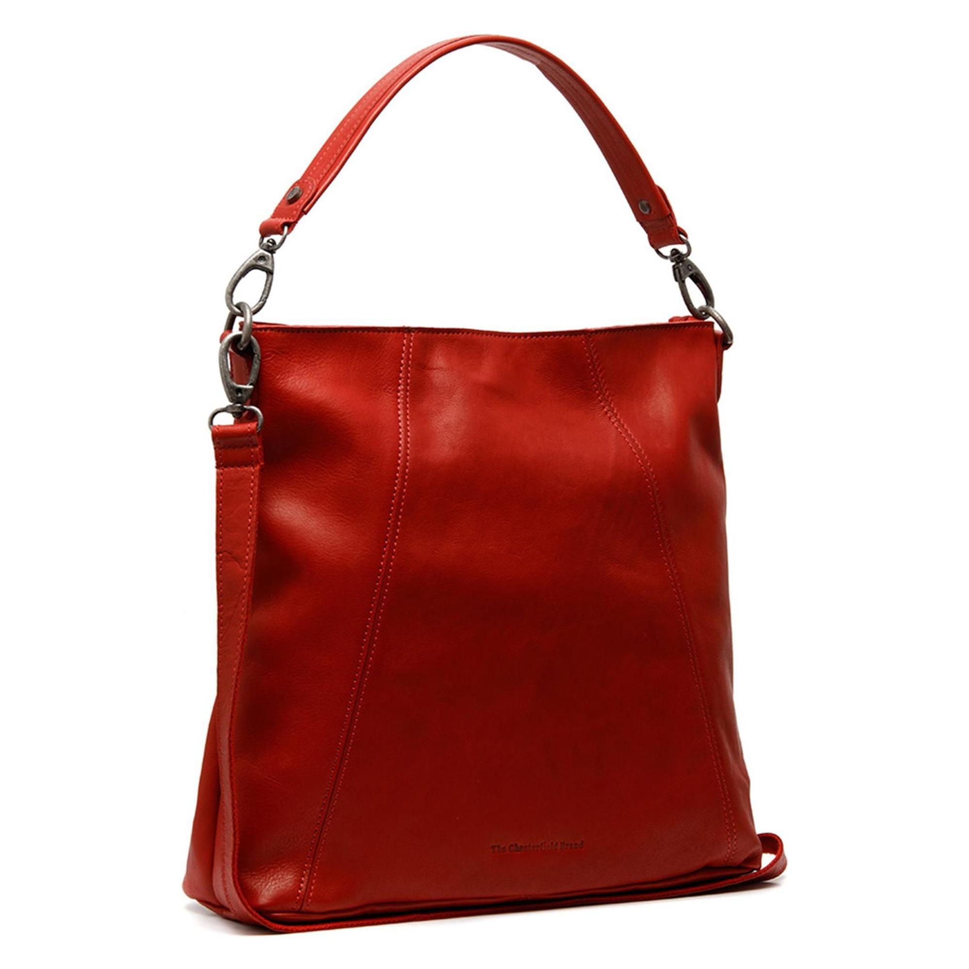 The Chesterfield Brand, Handtasche, Sintra Schultertasche Leder 34 Cm, Rot