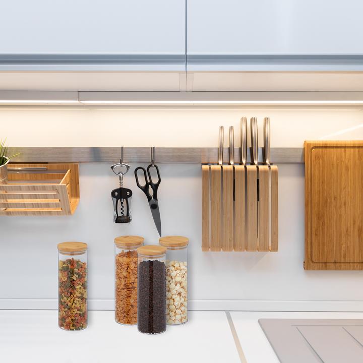 Actual product image Relaxdays 4x storage jar (1.60 l)