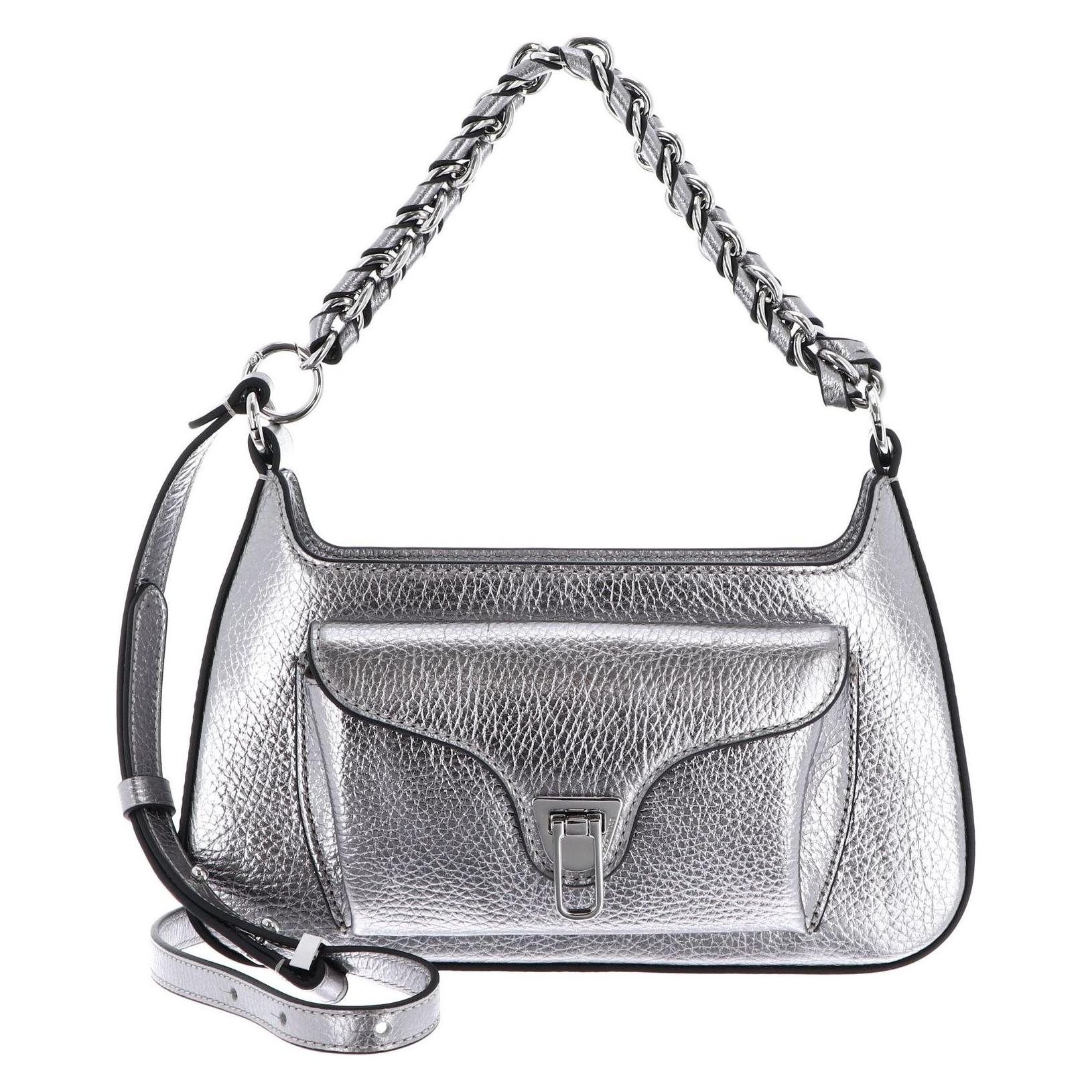 Coccinelle, Damen, Handtasche, Beat Grained Leather Handbag