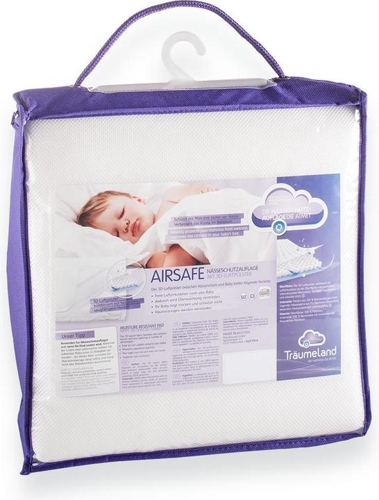 Actual product image Träumeland Airsafe 3D wetness protection pad (90 x 200 cm)