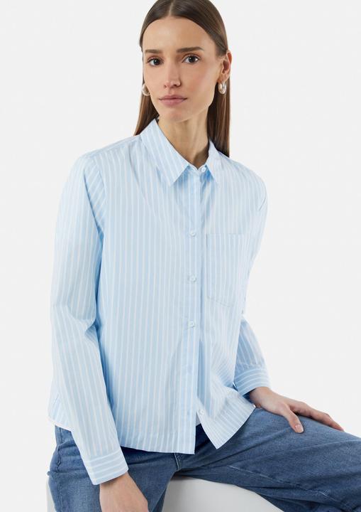 Actual product image Comma Bluse Streifenbluse mit aufgesetzter Tasche (46)