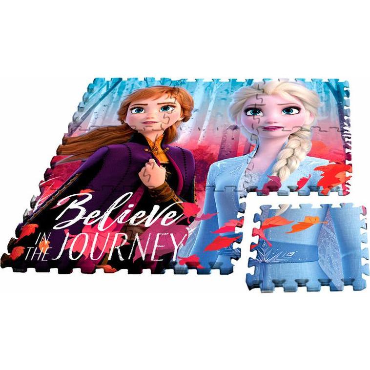 Disney Frozen Mehrfarbig Spielteppich + Spielmatte, Puzzlematte 9Tlg.