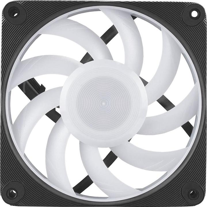 Actual product image In Win InWin AM120S RGB PWM fan 3-pack - 120mm, black (120 mm, 3 x)